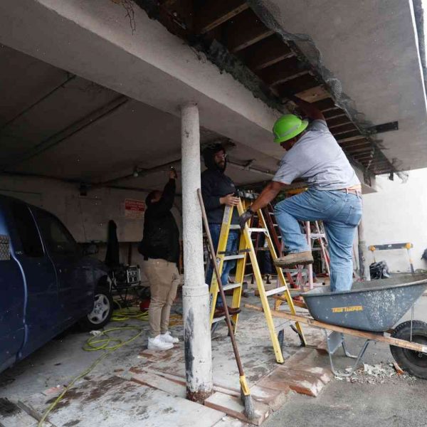 Los Angeles County Fire Protection is retrofitting 8,000 buildings to survive the quake